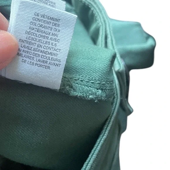 Free People We‎ The Free Youthquake Green Wide Leg High Waist Pants 30 - Picture 8 of 8